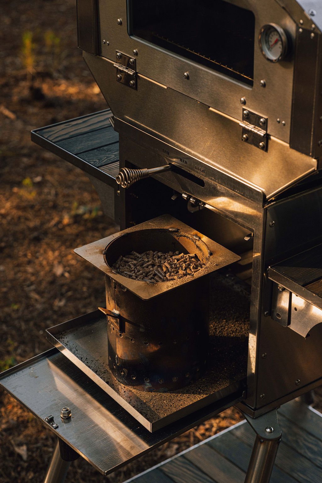 The rad pellet burner cylinder.